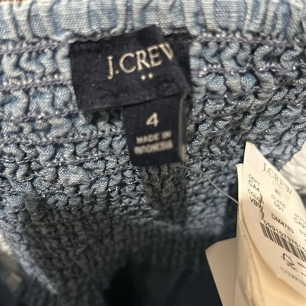 J. CREW Chambray midi slip dress size 4 NWT - Picture 6 of 7